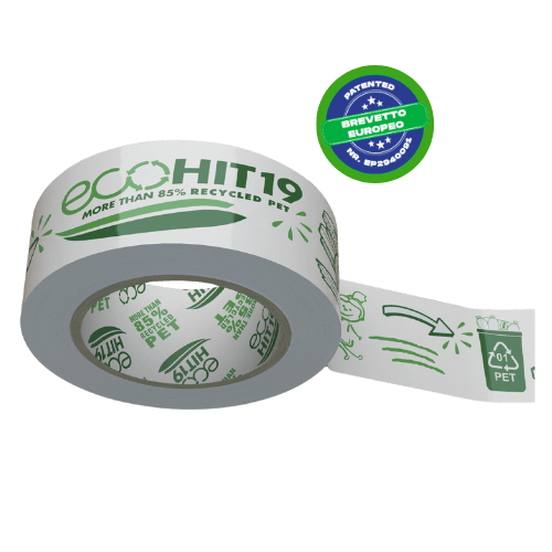 Immagine che rappresenta imballaggi ecologici, nastri adesivi ecologici e sostenibili. Forniti da Tecnoscotch a Schio, Vicenza.